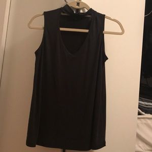 Drew choker cutout top
